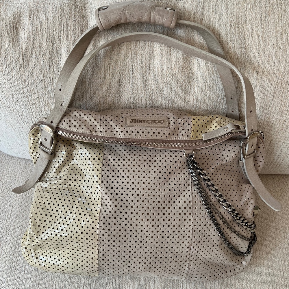 Jimmy Choo Biker Shoulder Bag